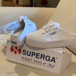 NWOT Ladies Superga Mules